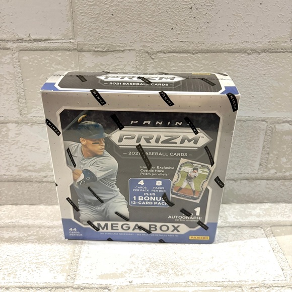 2021 Panini Prizm Baseball Cards Mega Box - 44 Cards Total - NEW